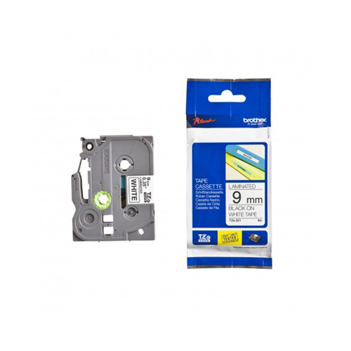 برچسب لیبل برادر Brother TZe-221 مشکی روی سفید