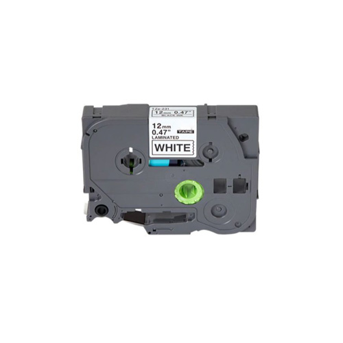 برچسب لیبل پرینتر برادر Brother TZe-231 مشکی روی سفید