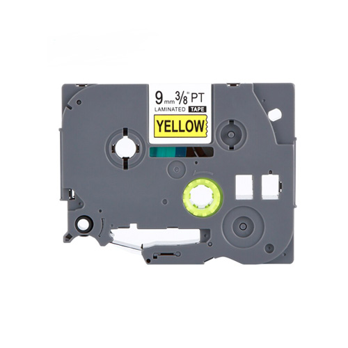 برچسب لیبل برادر Brother TZe-621 مشکی روی زرد