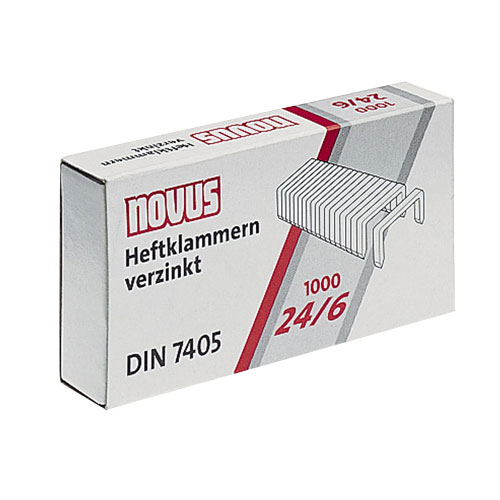 سوزن منگنه نووس Novus 24/6 Staples