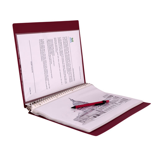 Papco-Clear-Book-A4-50-3 کلیر بوک 50 برگ قفل فلزی پاپکو Papco Clear Book A4-50