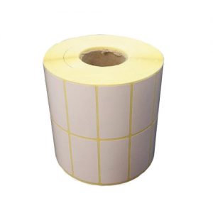 لیبل کاغذی دو ردیفه رول 4000 عددی Paper Label 25*50 Two Column