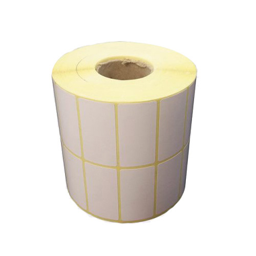Paper-Label-25-50-Two-Column لیبل کاغذی دو ردیفه رول 4000 عددی Paper Label 25*50 Two Column