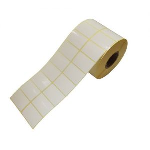 لیبل کاغذی دو ردیفه رول 3000 عددی Paper Label 34*51 Two Column