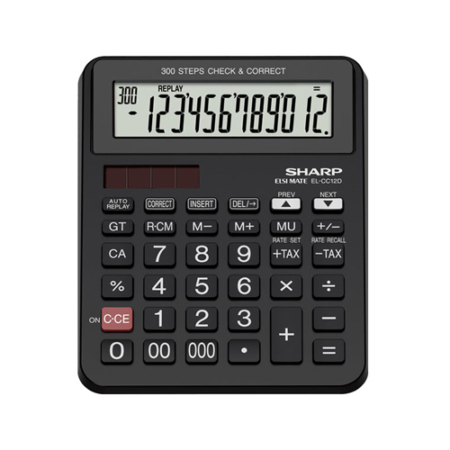 ماشین-حساب-شارپ-مدل-EL-CC12D ماشین حساب شارپ مدل EL-CC12D